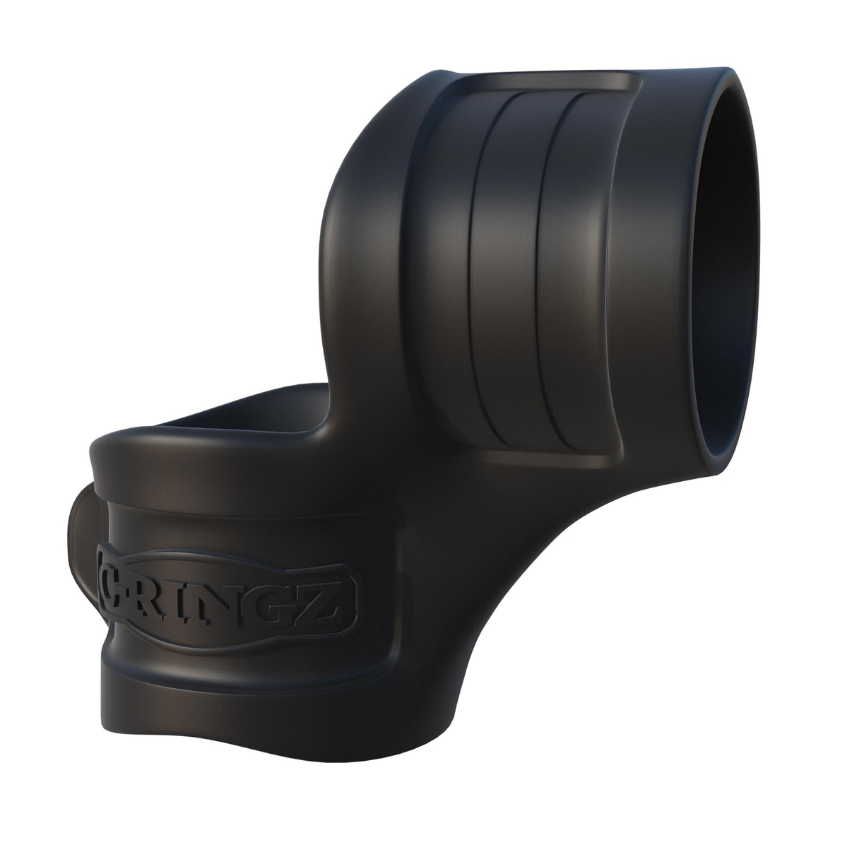 Fantasy C-Ring Mr Big Penis Ring and Ball Stretcher - Black | 603912358384 | Discreet Personal Wellness
