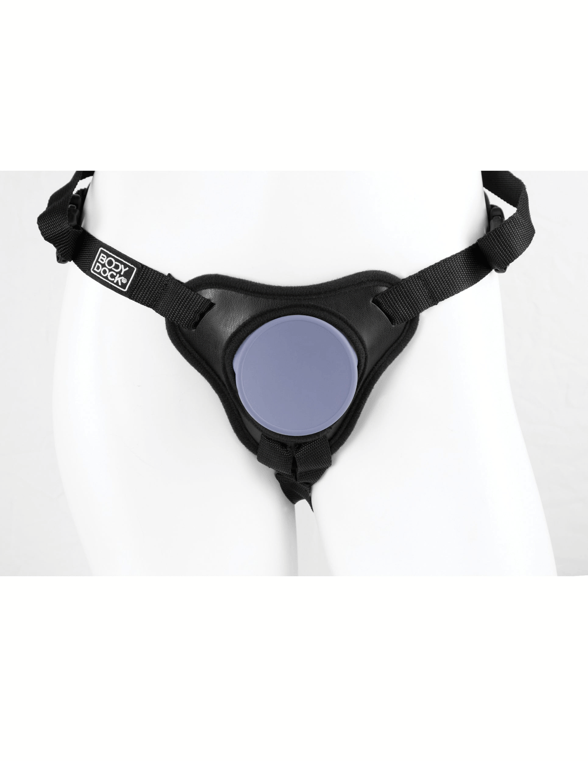 Dillio Platinum Body Dock Se Universal Strap-on Harness - Black | 603912772487 | Discreet Personal Wellness