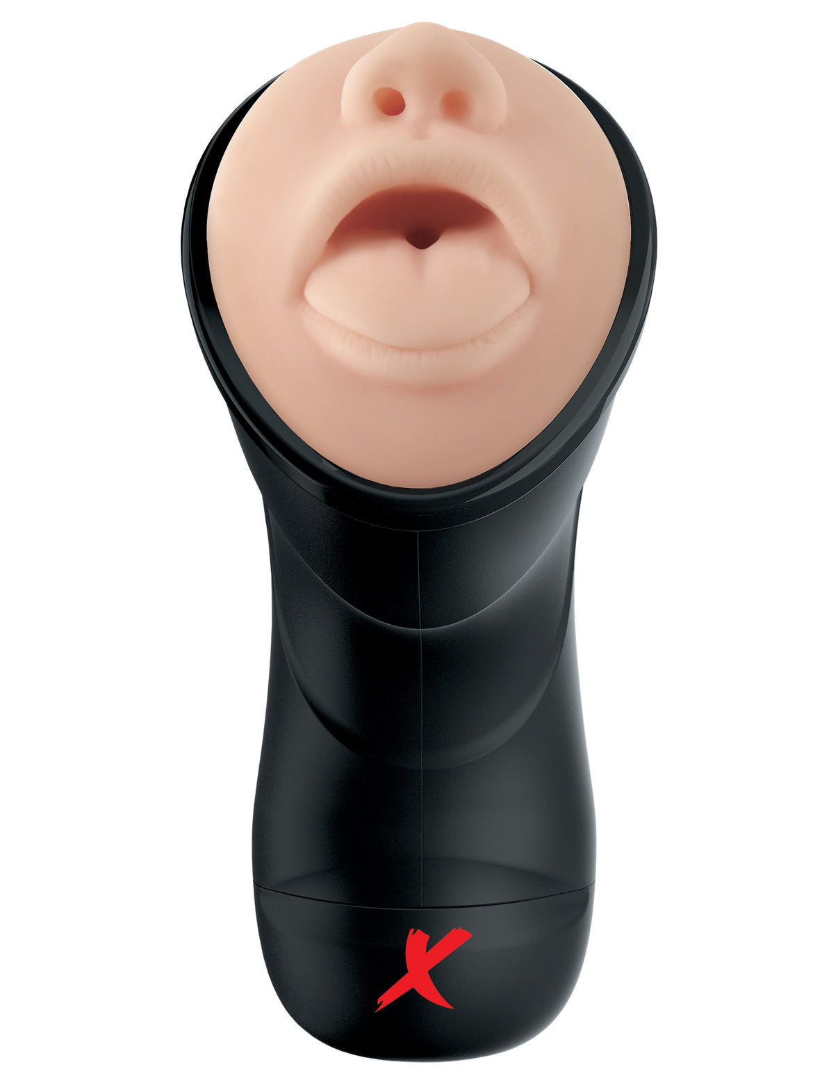 PDX Elite Deep Oral Vibrating Mouth Style Stroker | 603912744415 | Discreet Personal Wellness