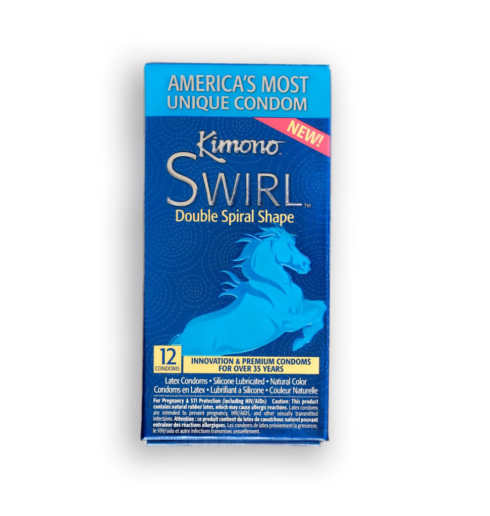 Kimono Swirl 12 Pack | 016169038129 | Discreet Personal Wellness