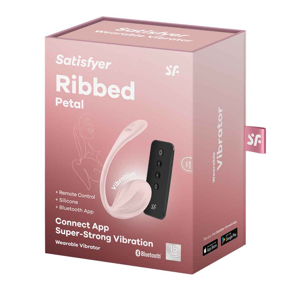 Ribbed Petal Connect App - Rose | 4061504002774 | Discreet Personal Wellness