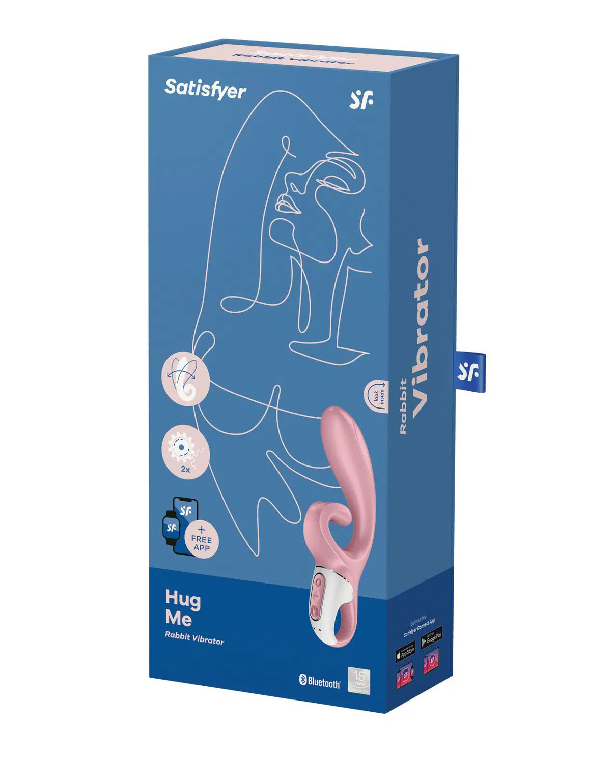 Hug Me - Rabbit Vibrator - Pink | 4061504036588 | Discreet Personal Wellness