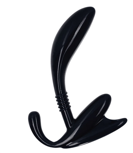Apollo Curved Prostate Probe - Black | 716770078575 | Discreet Personal Wellness