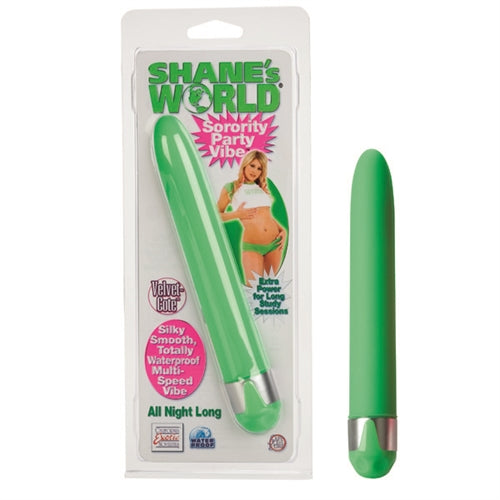 Shanes World Sorority Party Vibe All Night Long - Green | 716770060112 | Discreet Personal Wellness