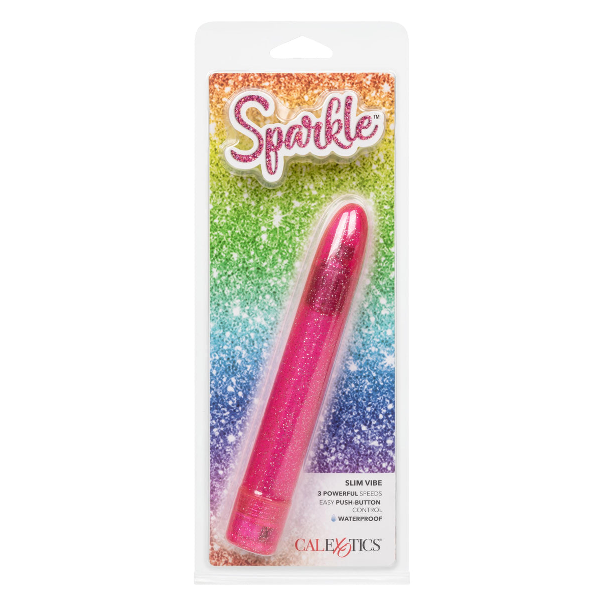 Sparkle Slim Vibe - Pink | 716770101044 | Discreet Personal Wellness
