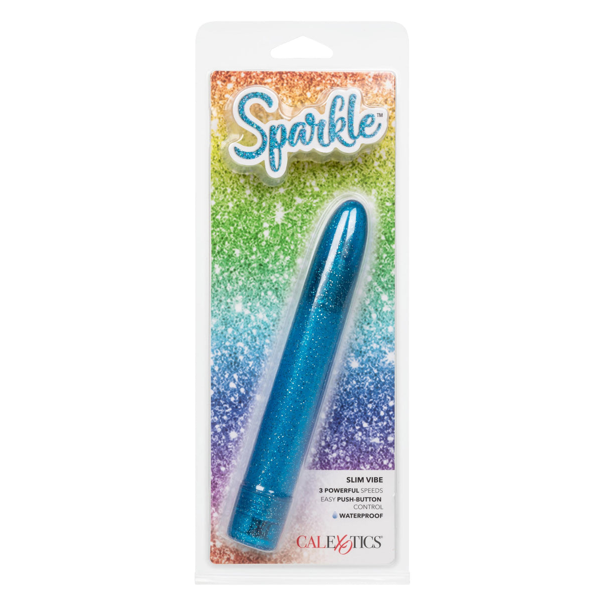 Sparkle Slim Vibe - Blue | 716770101068 | Discreet Personal Wellness