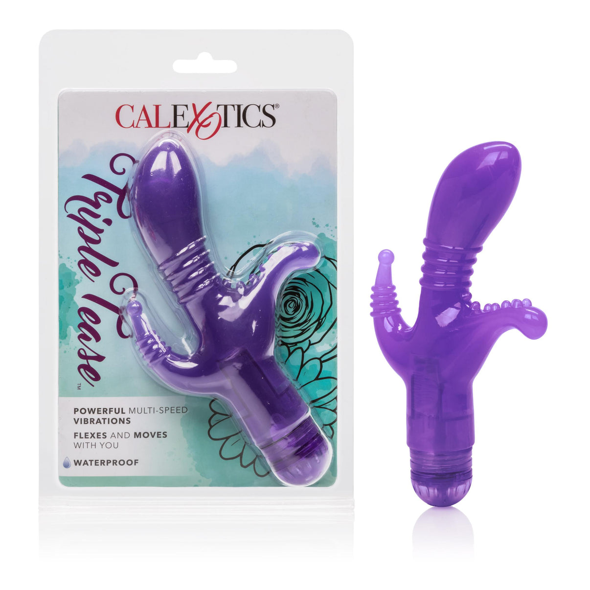 Triple Tease - Purple | 716770057839 | Discreet Personal Wellness