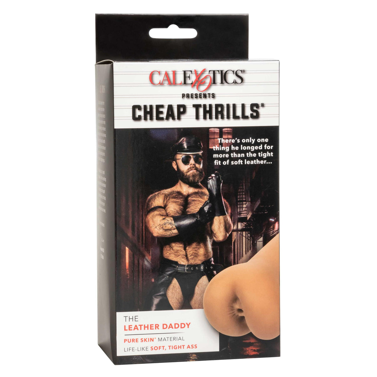 Cheap Thrills- The Leather Daddy - Ass Style Stroker | 716770103079 | Discreet Personal Wellness