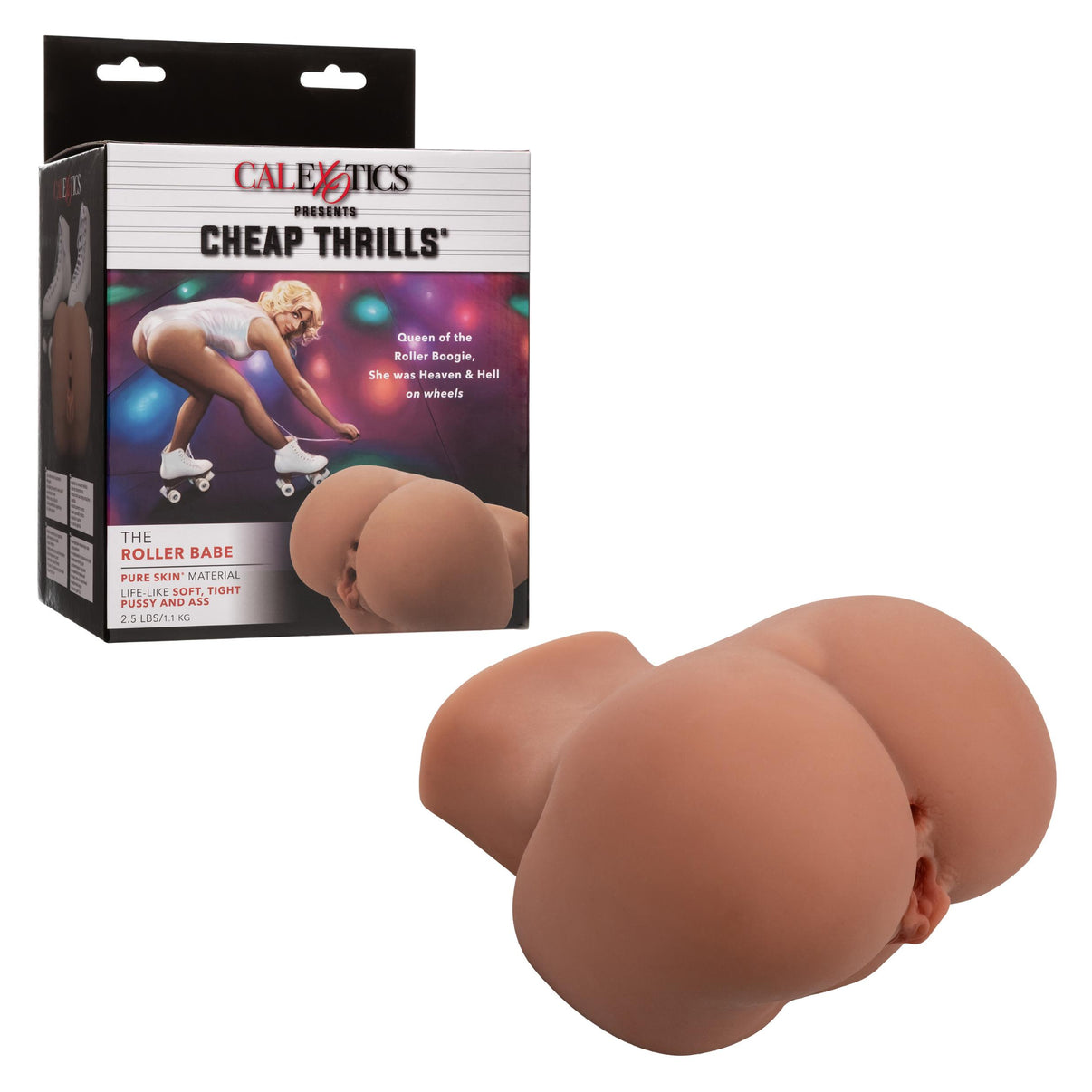 Cheap Thrills - The Roller Babe - Ass And Vagina Style Stroker | 716770108531 | Discreet Personal Wellness