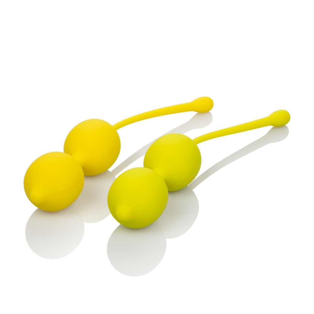 Kegel Training Set Lemon | 716770092625 | Discreet Personal Wellness