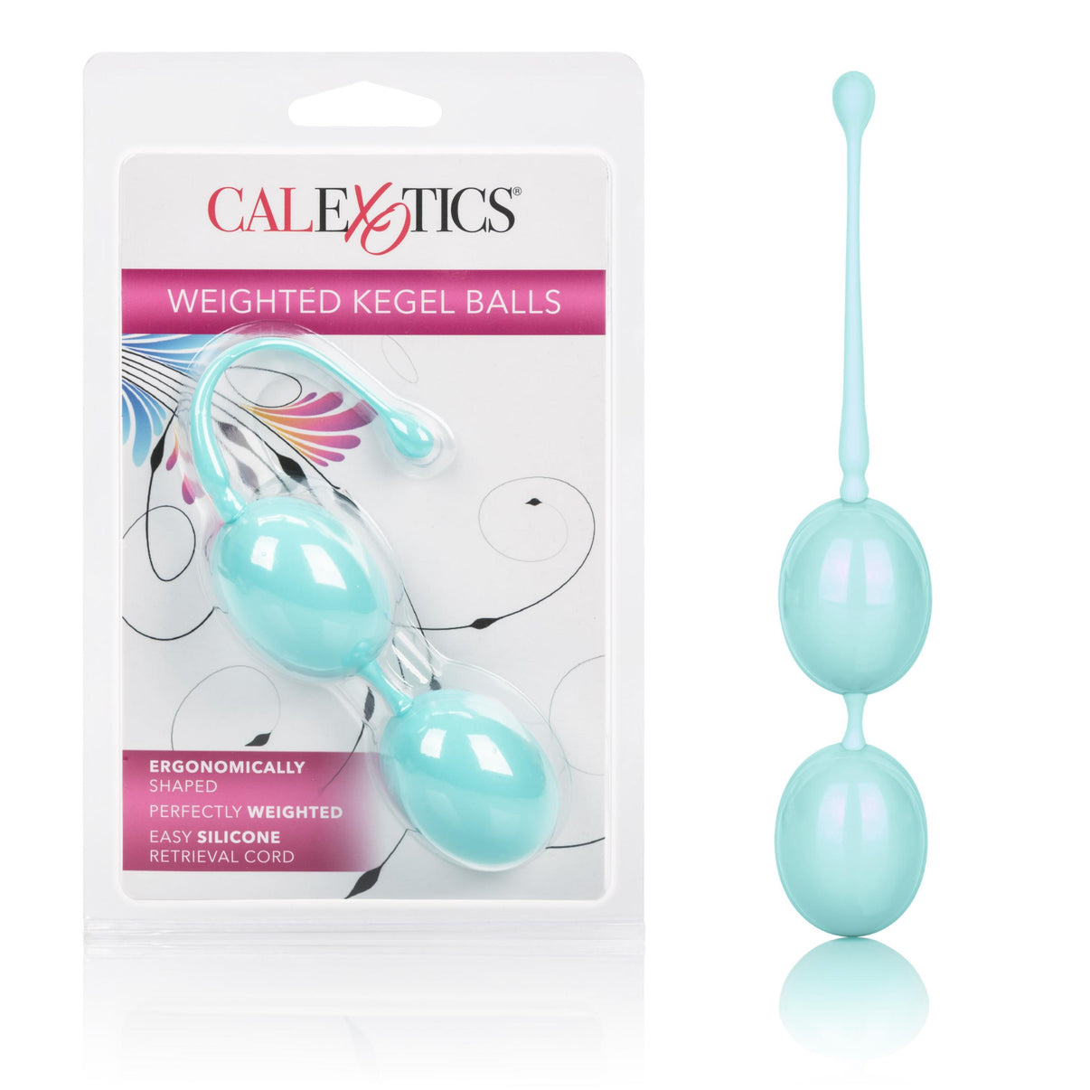 Weighted Kegel Balls - Teal | 716770090393 | Discreet Personal Wellness
