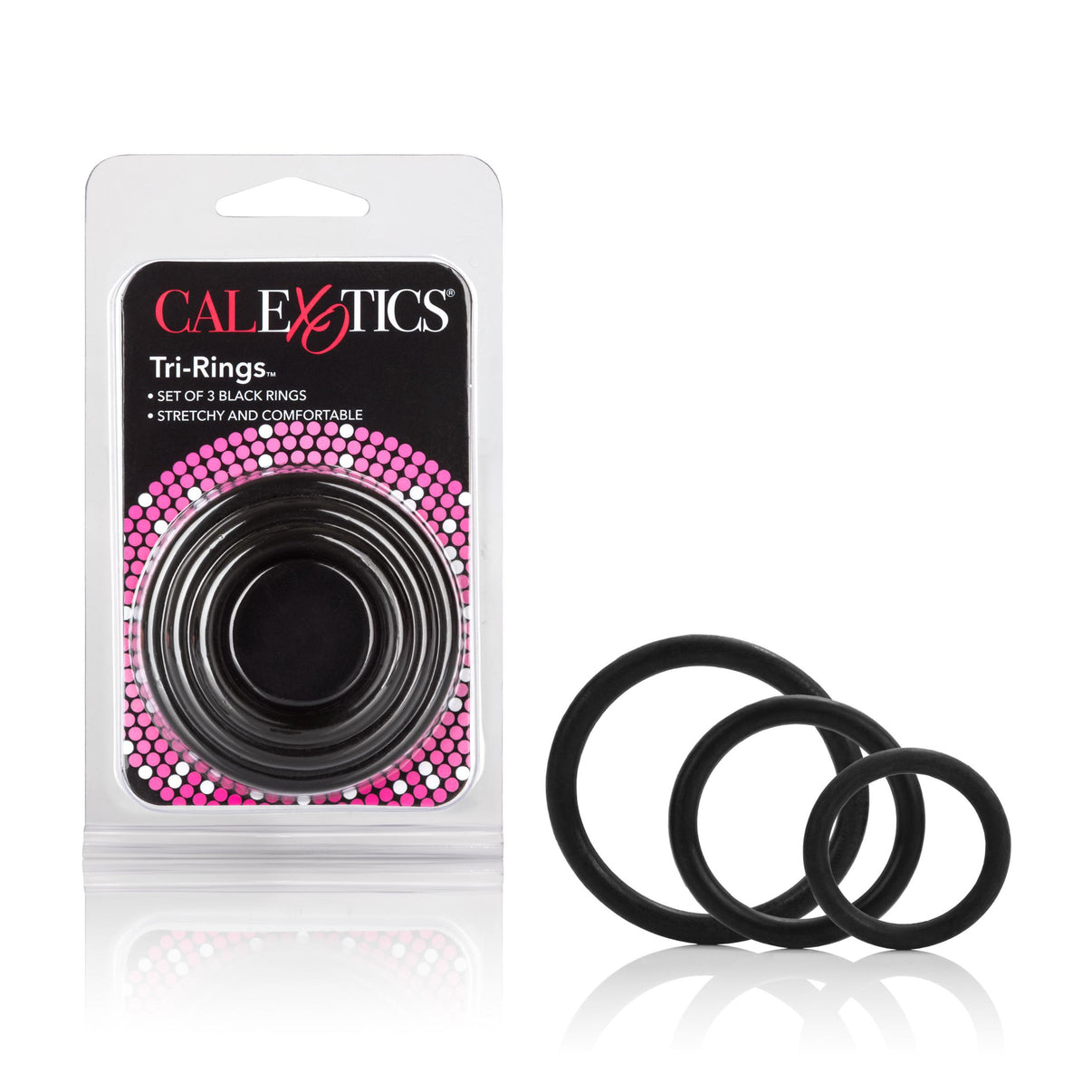 Tri-Rings - Black | 716770028242 | Discreet Personal Wellness