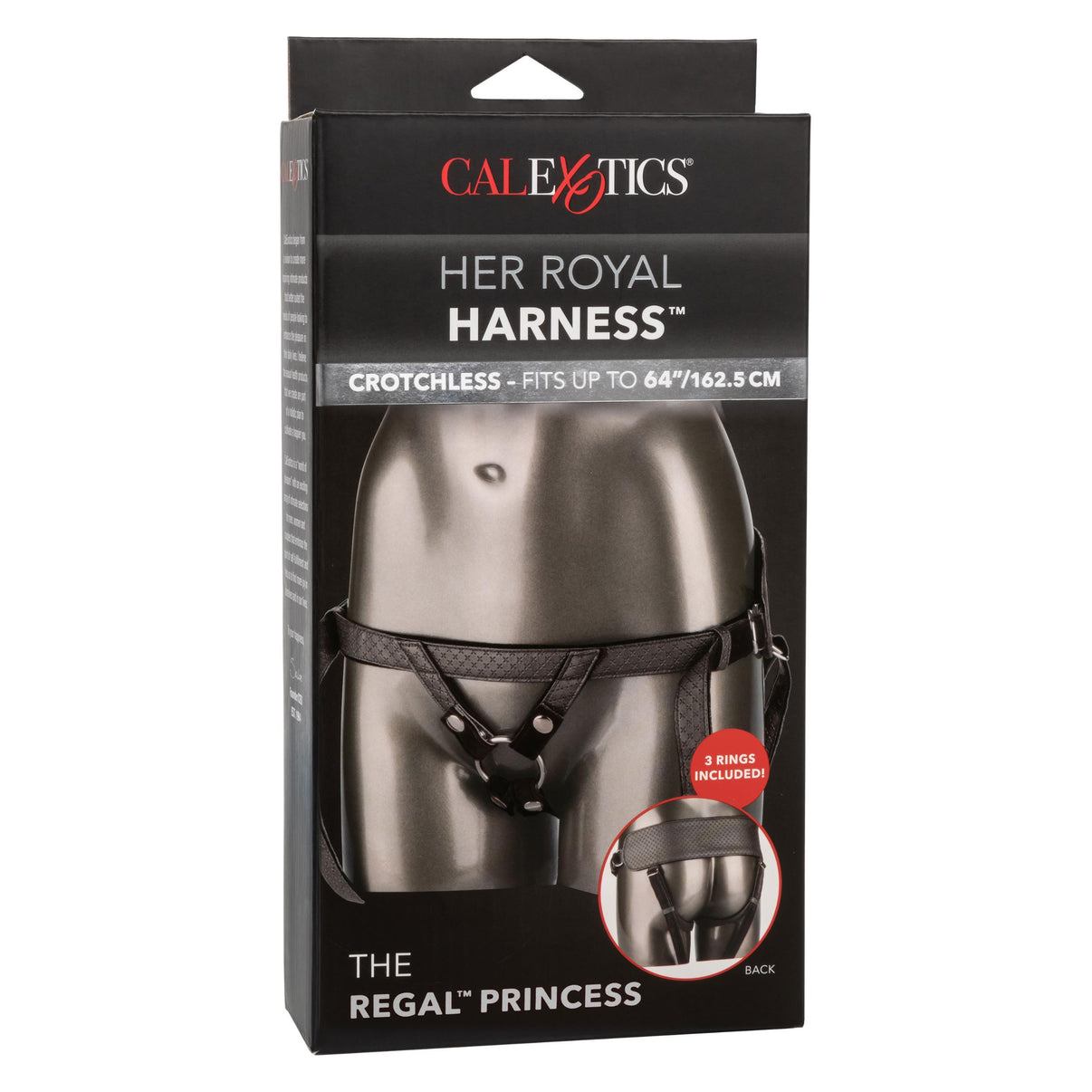 Her Royal Harness the Regal Princess - Pewter | 716770094803 | Discreet Personal Wellness