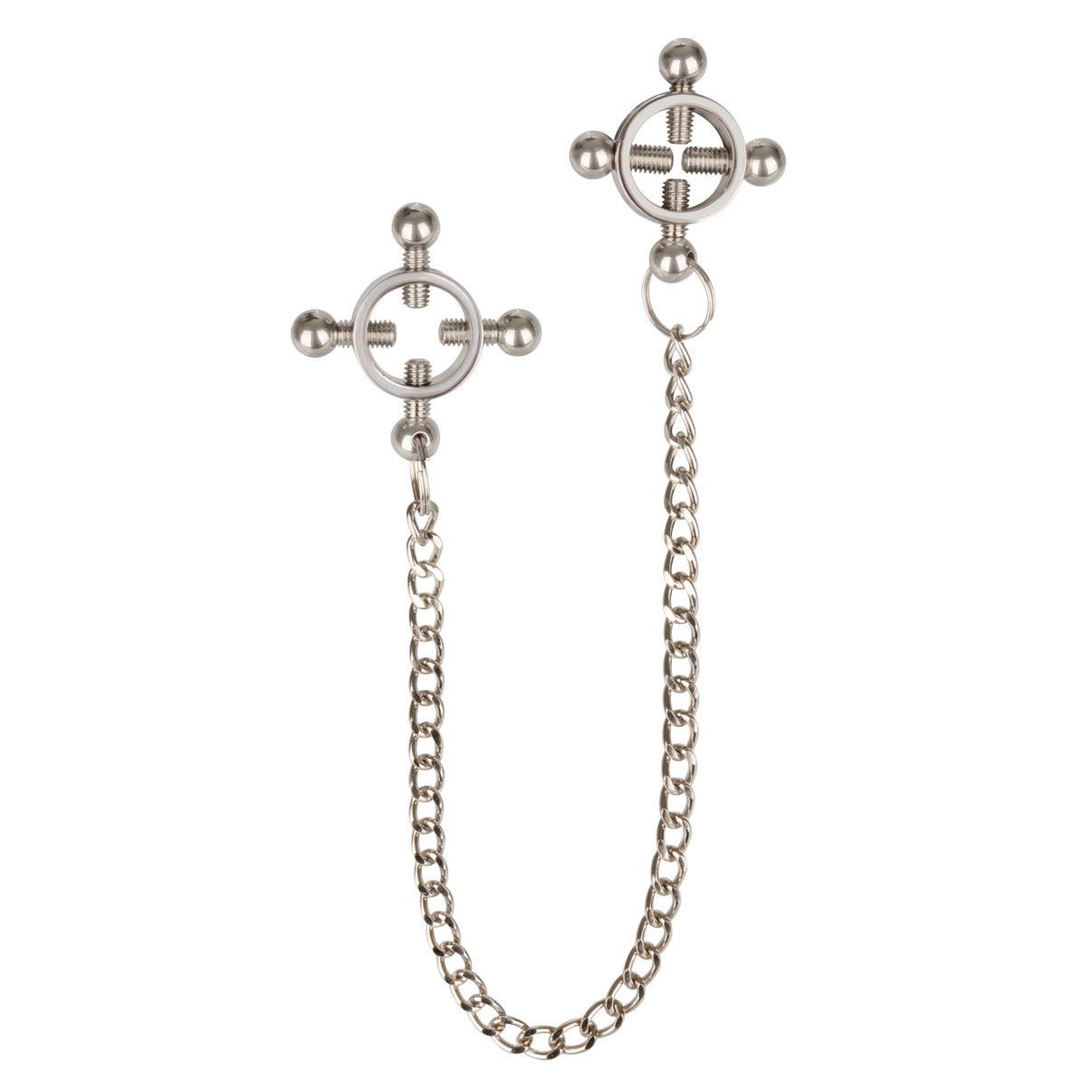 Nipple Grips 4-Point Nipple Press With Chain | 716770099303 | Discreet Personal Wellness