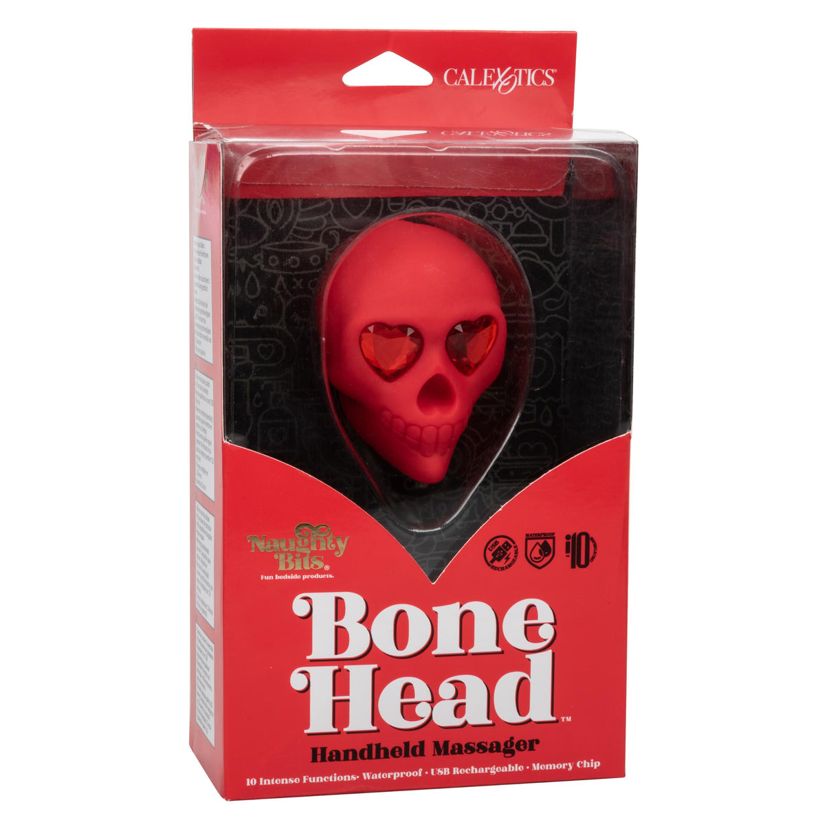 Naughty Bits Bone Head Handheld Massager | 716770101853 | Discreet Personal Wellness