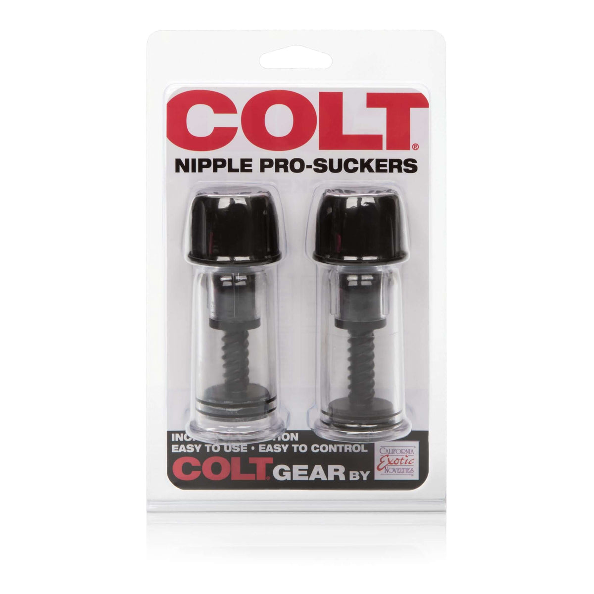 Colt Nipple Pro-Suckers - Black | 716770086785 | Discreet Personal Wellness