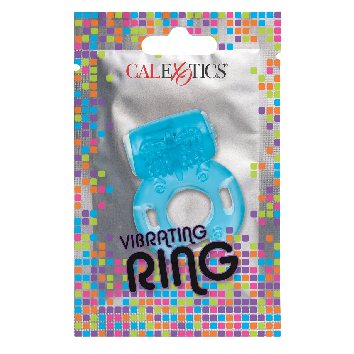 Foil Pack Vibrating Ring - Blue | 716770097705 | Discreet Personal Wellness
