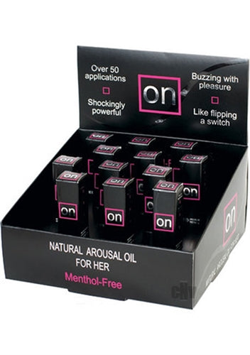On Natural Arousal Oil Original 12 Pieces Display - 0.17 Fl. Oz. Bottles | | Discreet Personal Wellness