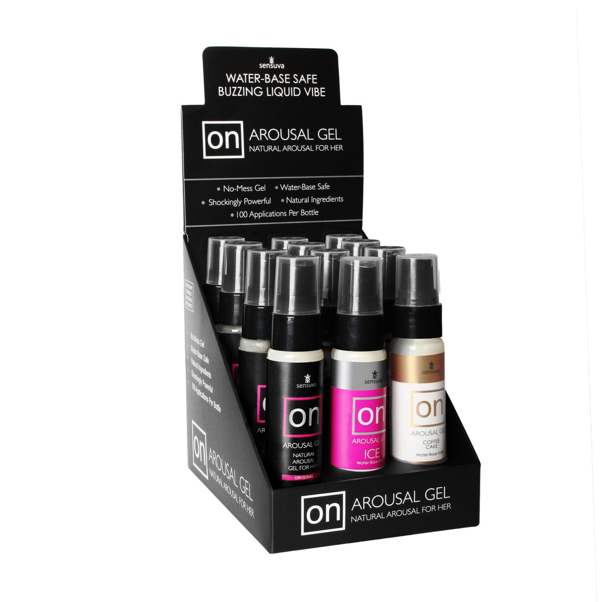 On Arousal Gels - 12 Piece Display With Tester | | Discreet Personal Wellness