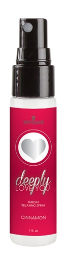 Deeply Love You Oral Relaxing Spray - Cinnamon Roll - 1 Fl. Oz. | 855559007280 | Discreet Personal Wellness