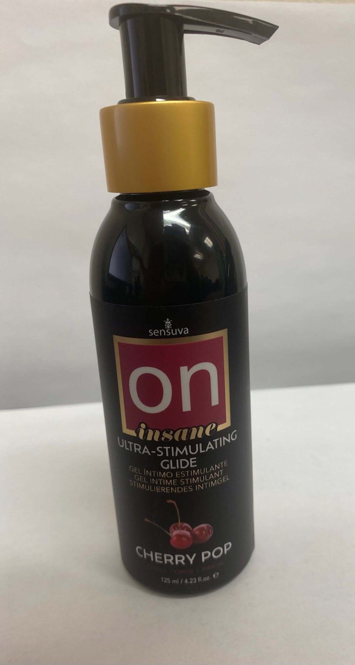 On Insane Ultra-Stimulating Personal Moisturizer - 4oz Cherry Pop | 810002661402 | Discreet Personal Wellness