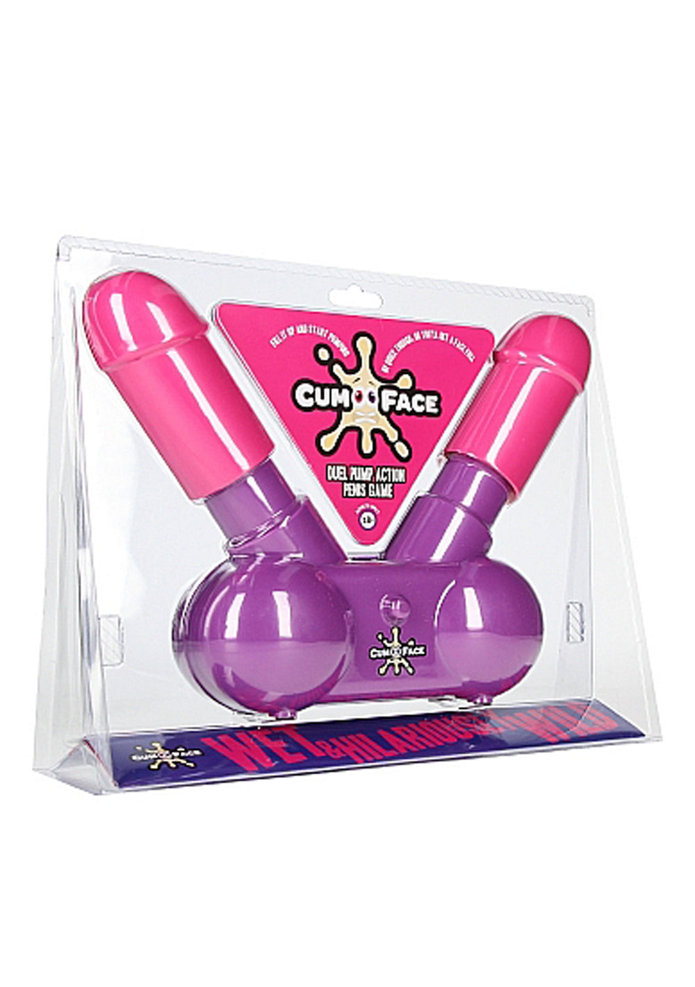 Come Face - Duel Pump Action Penis Game | 5060811120002 | Discreet Personal Wellness