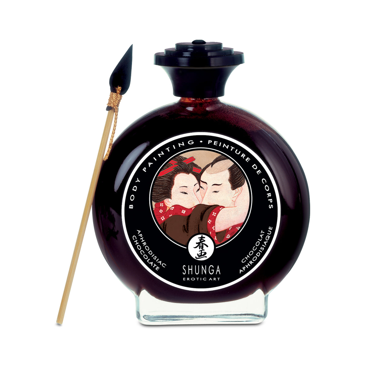 Edible Body Paint - Aphrodisiac Chocolate - 3.5 Fl. Oz. / 100 ml | 697309070003 | Discreet Personal Wellness
