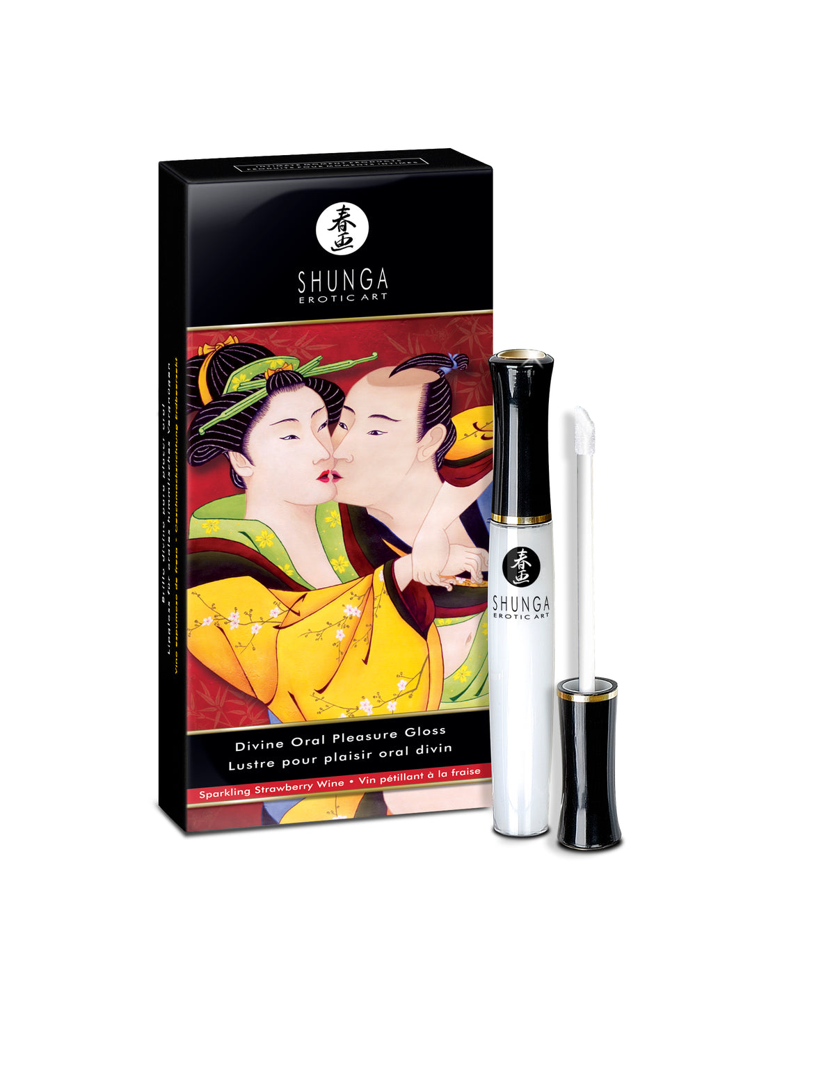 Divine Oral Pleasure Gloss - Sparkling Strawberry Wine - 0.33 Fl. Oz. / 10 ml | 697309079006 | Discreet Personal Wellness