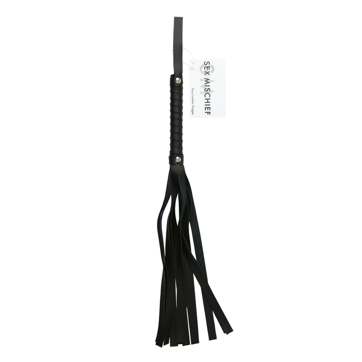 Sex and Mischief Faux Leather Flogger | 646709100407 | Discreet Personal Wellness