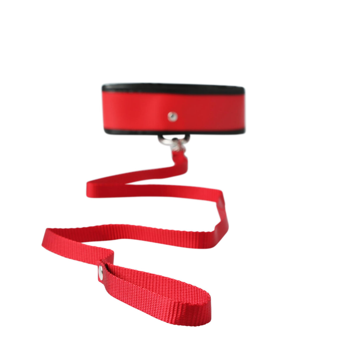 Sex and Mischief Leash and Collar - Red | 646709100490 | Discreet Personal Wellness