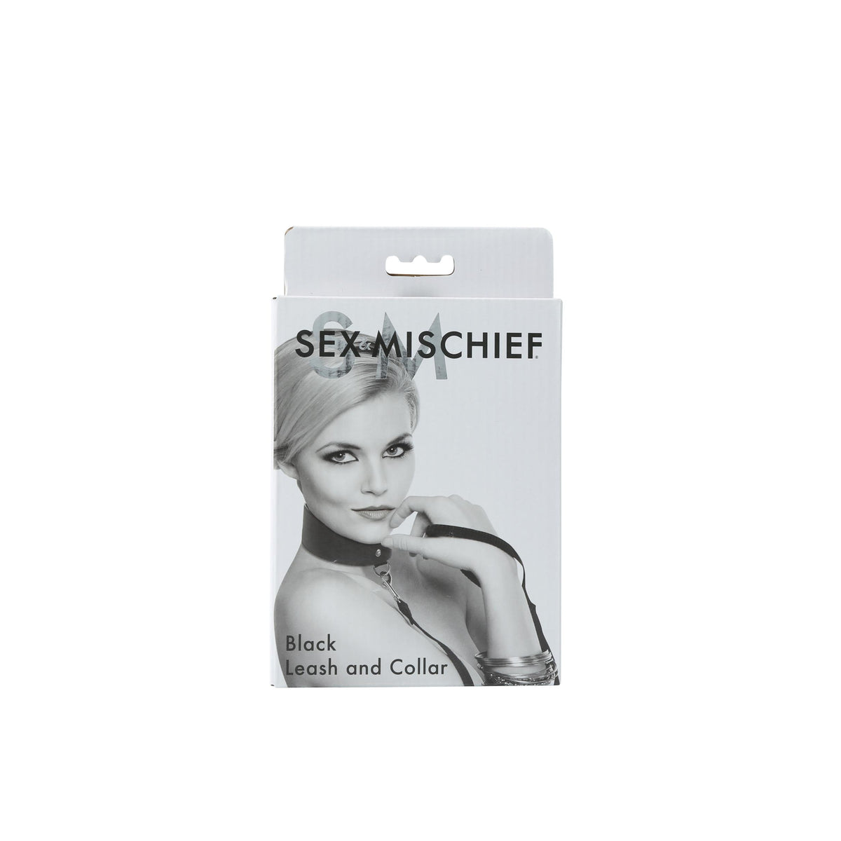 Sex and Mischief Leash and Collar - Black | 646709100506 | Discreet Personal Wellness