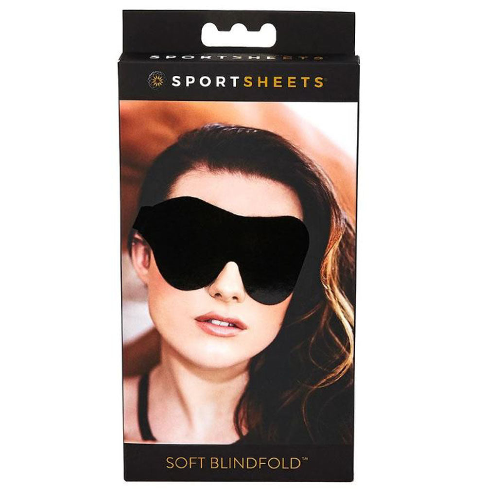 Soft Blindfold - Black | 646709930400 | Discreet Personal Wellness