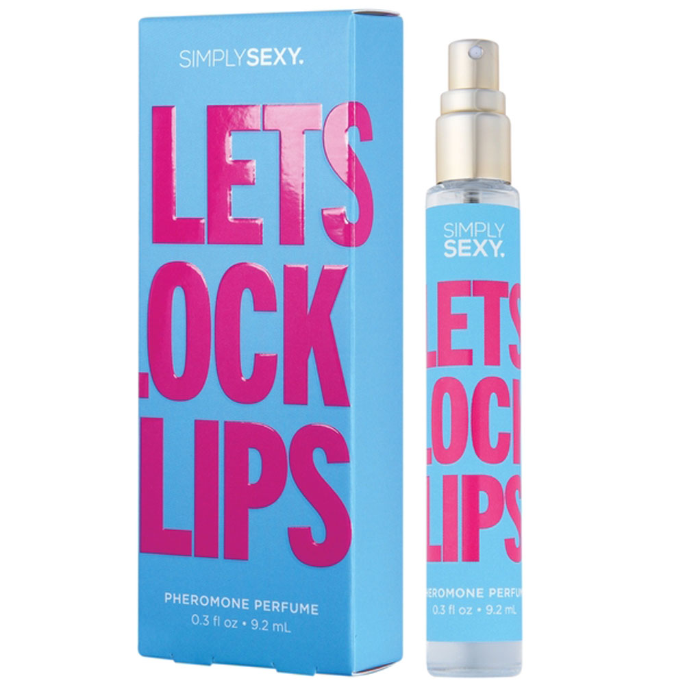 Simply Sexy Pheromone Perfume Lets Lock Lips 0.3 Oz | 638258904346 | Discreet Personal Wellness