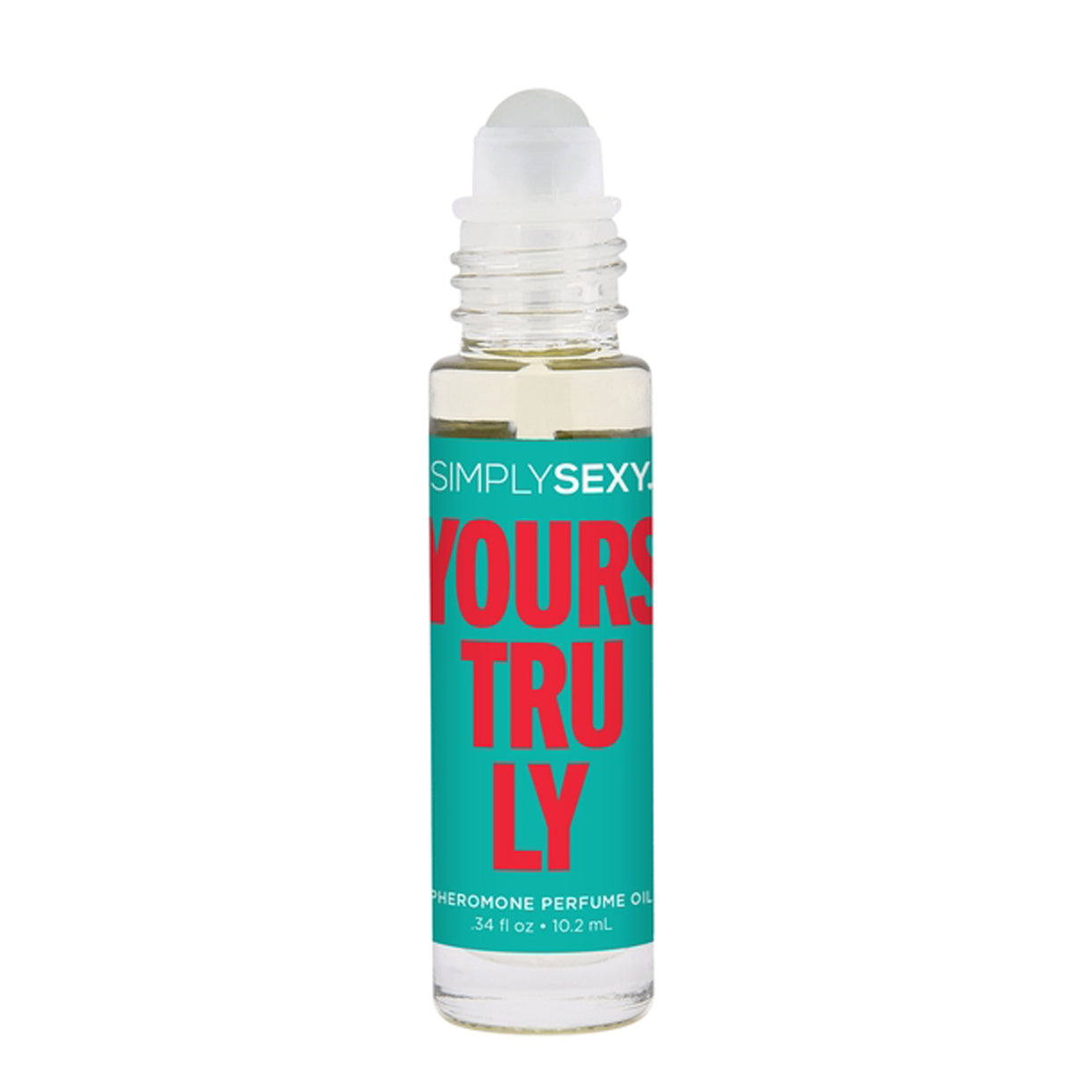 Simply Sexy Pheromone Perfume Oil Yours Truly Roll on .34 Oz | 638258905503 | Discreet Personal Wellness