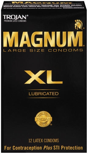 Trojan Magnum XL - 12 Pack | 022600647140 | Discreet Personal Wellness
