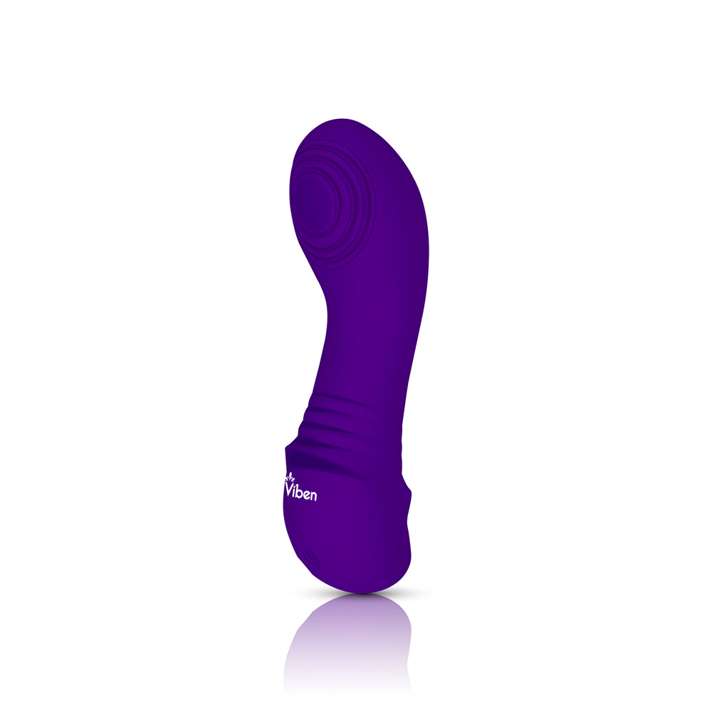 Sabela - Violet - Intense Mini G-Spot Vibe With Thumping Pad | 810080750265 | Discreet Personal Wellness