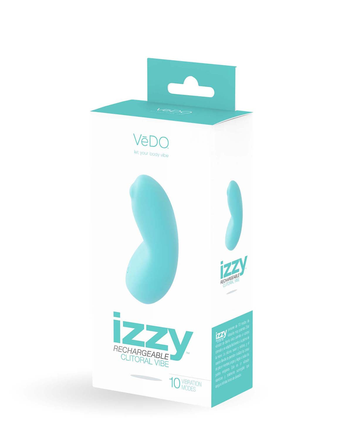 Izzy Rechargeable Vibe -Turquoise | 789185757243 | Discreet Personal Wellness