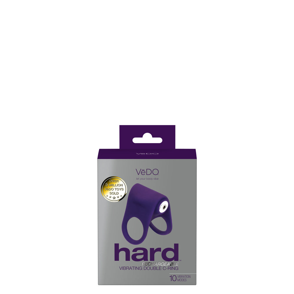 Hard Rechargeable C-Ring - Purple | 850052871192 | Discreet Personal Wellness