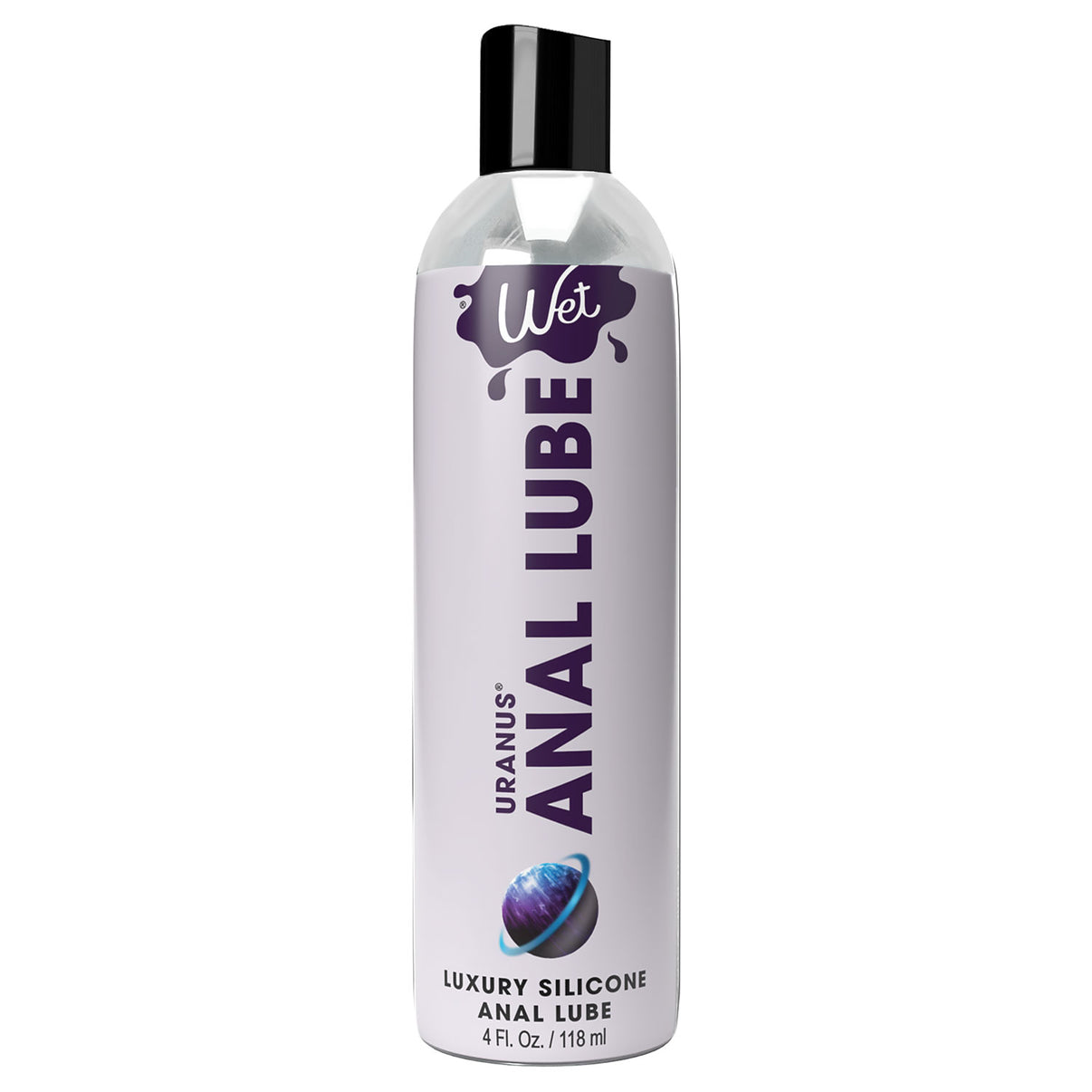 Wet Uranus Anal Lube - Premium Silicone Based Lubricant 4 Oz | 716222350099 | Discreet Personal Wellness