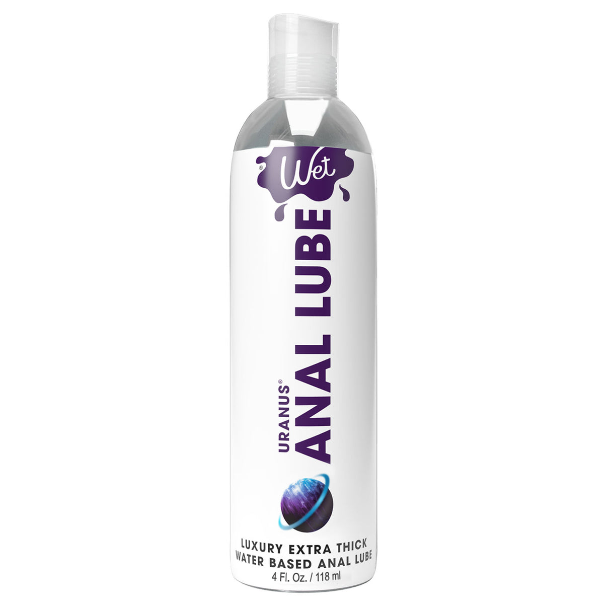 Wet Anal Lube 4oz Uranus Extra Thick Water Based | 716222350242 | Discreet Personal Wellness