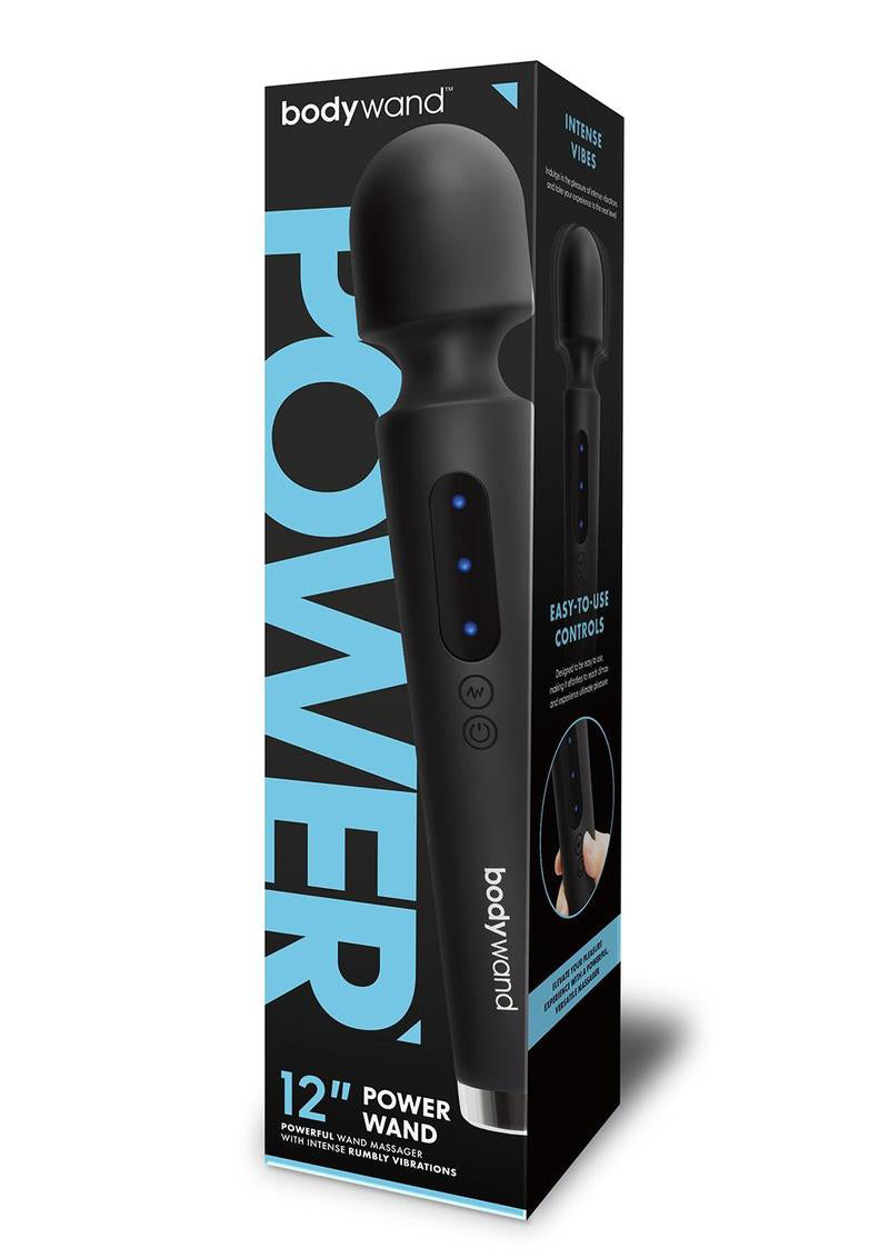 Bodywand 12 Inch Power Wand - Black | 848416013166 | Discreet Personal Wellness