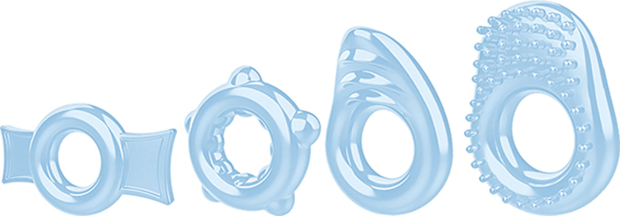 Zero Tolerance Ring Ding Penis - Light Blue | 844477014395 | Discreet Personal Wellness
