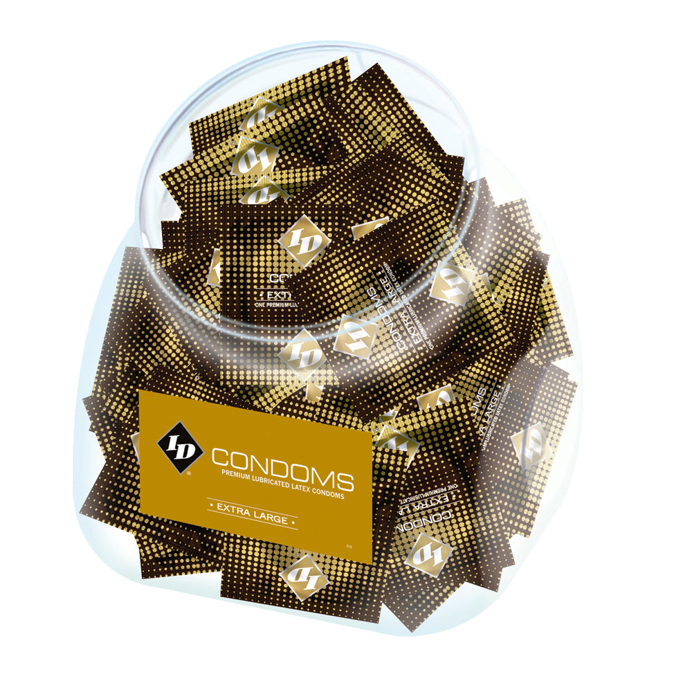 ID Extra Large Condom Jar 144Ct | WL-CXL-JO | Discreet Personal Wellness
